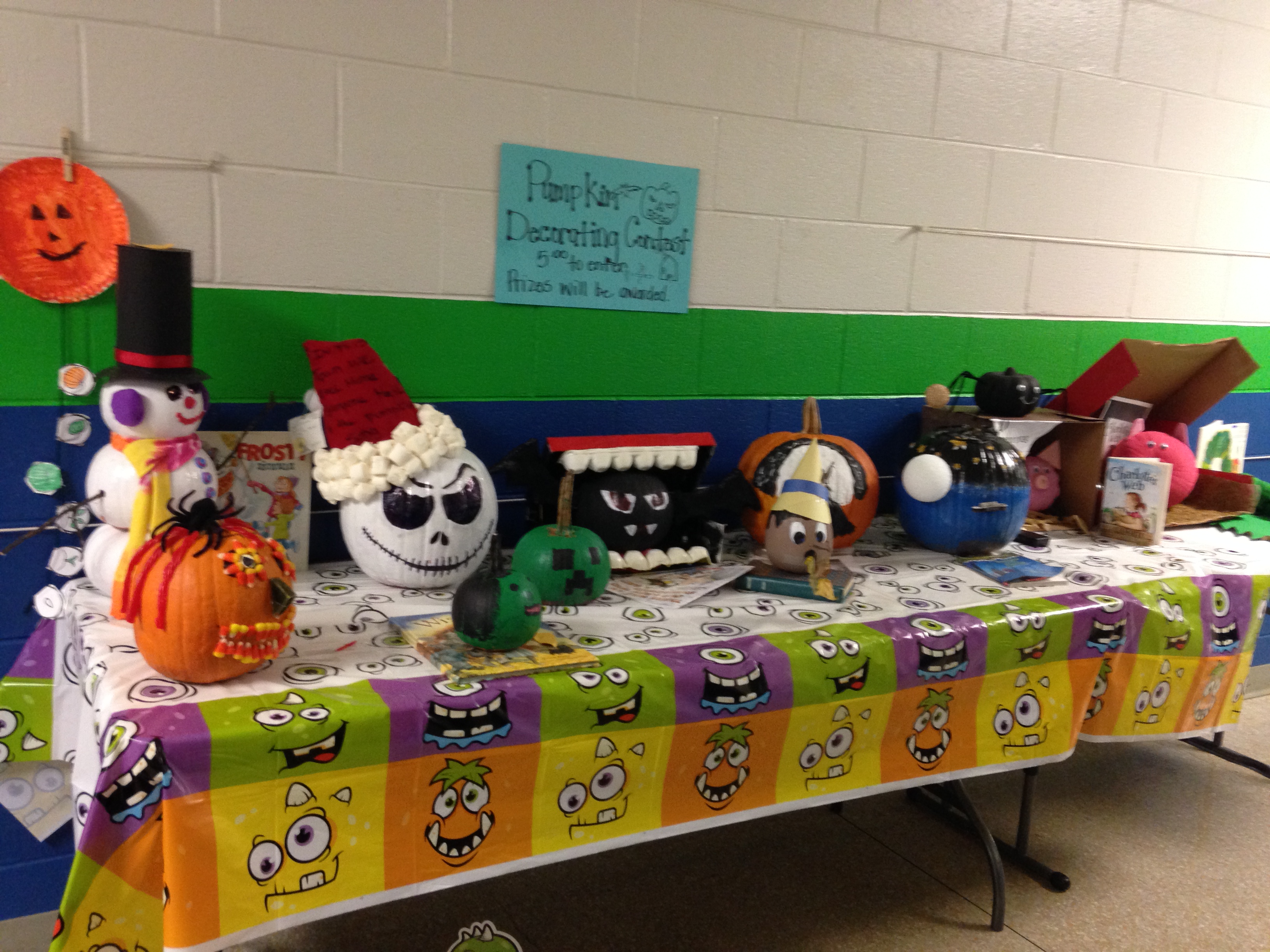 Pumpkin Painting Contest Winners Meadowbrook Elementary School